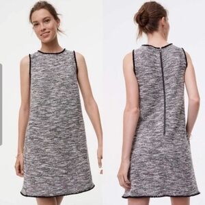 LOFT Sleeveless Tweed Dress